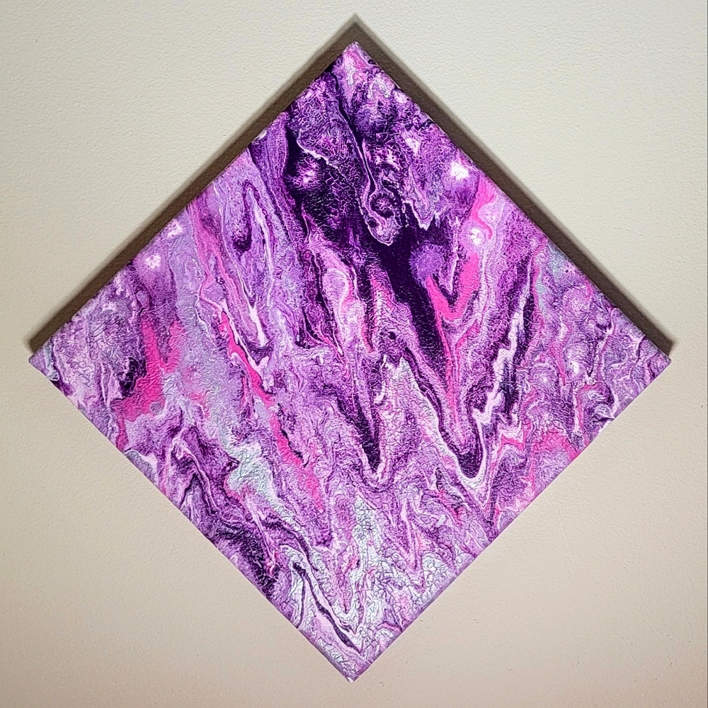 Acrylic Pour Painting / Abstract Fluid Art